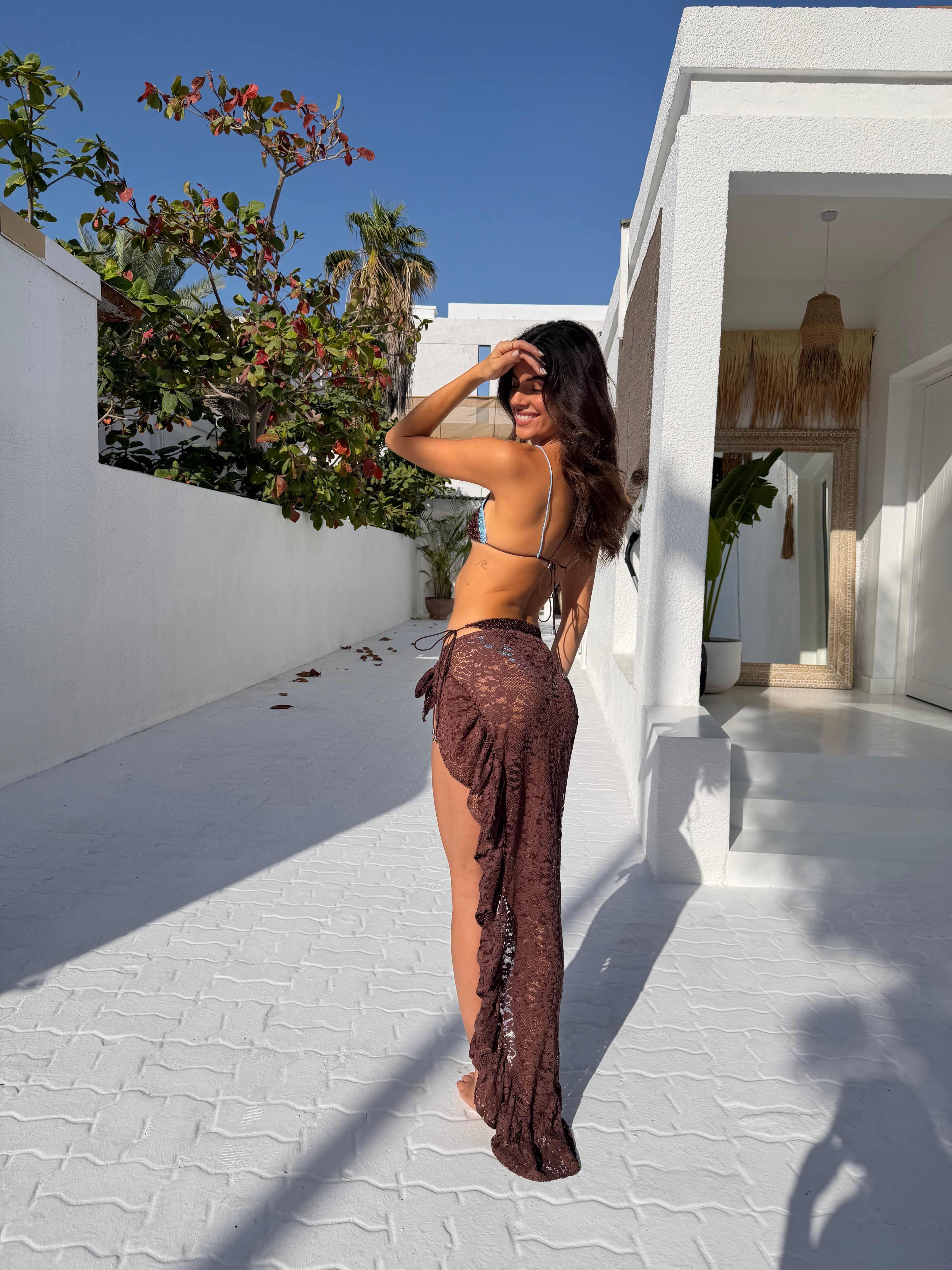 DUA BIKINI TOP - ESPRESSO BLUE