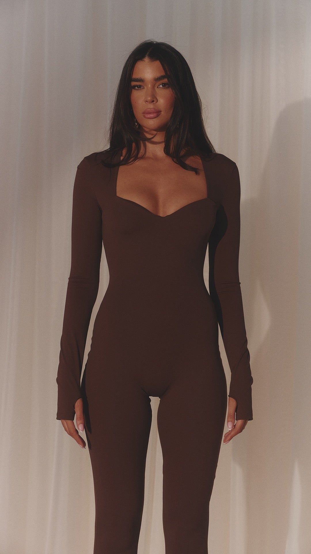 KENDALL UNDERWIRED CHOCOLATE SCULPT ONE PIECE