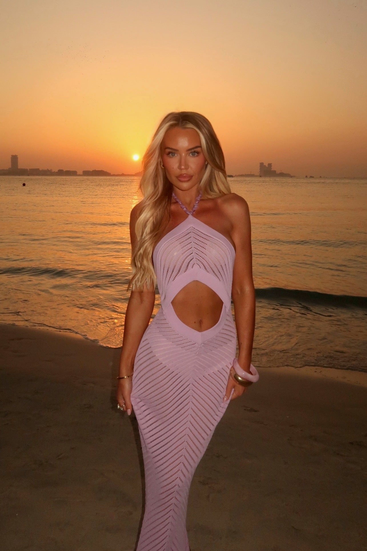 DOLCE CUT OUT MAXI - LILAC