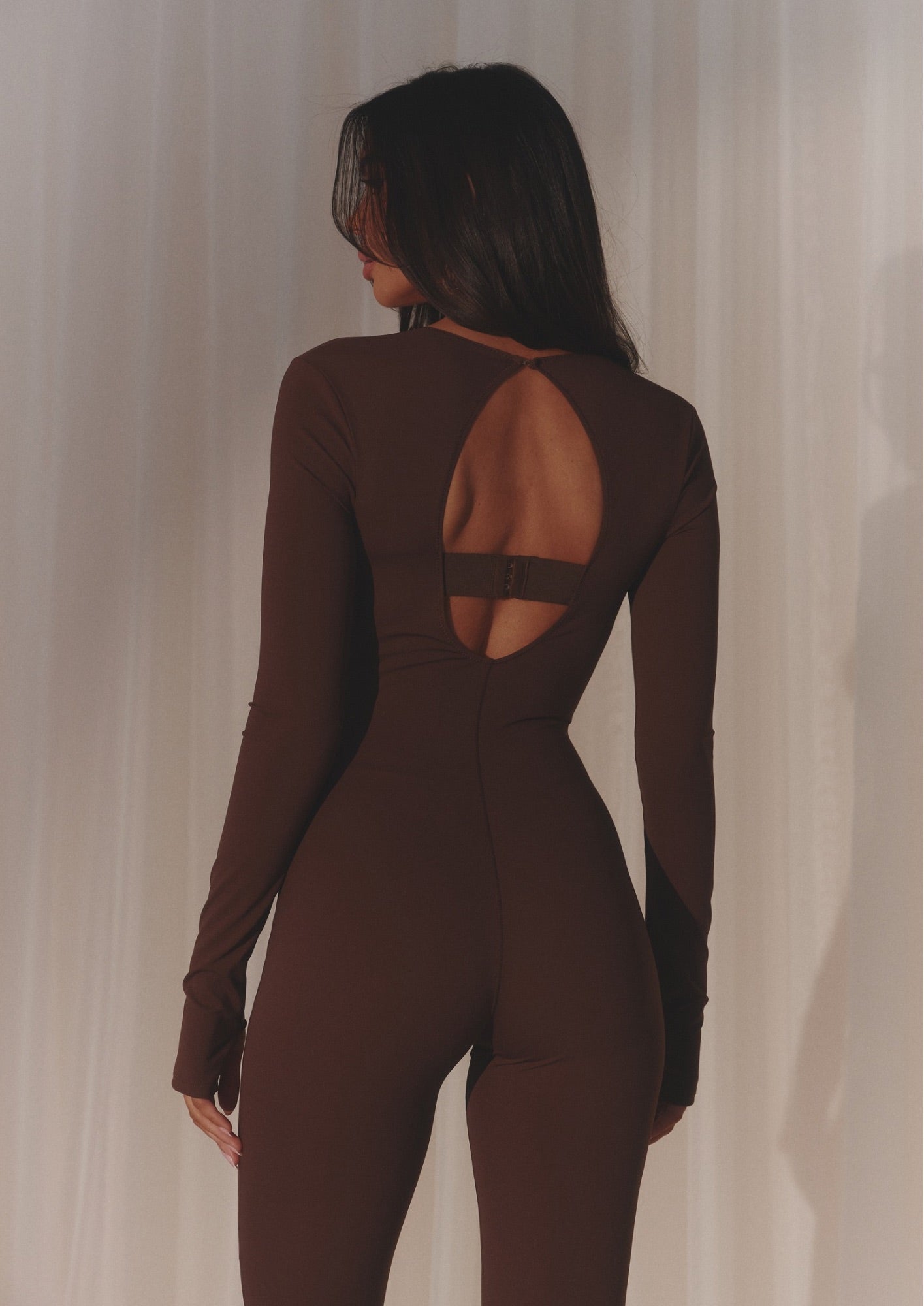 KENDALL CHOCOLATE SCULPT ONE PIECE
