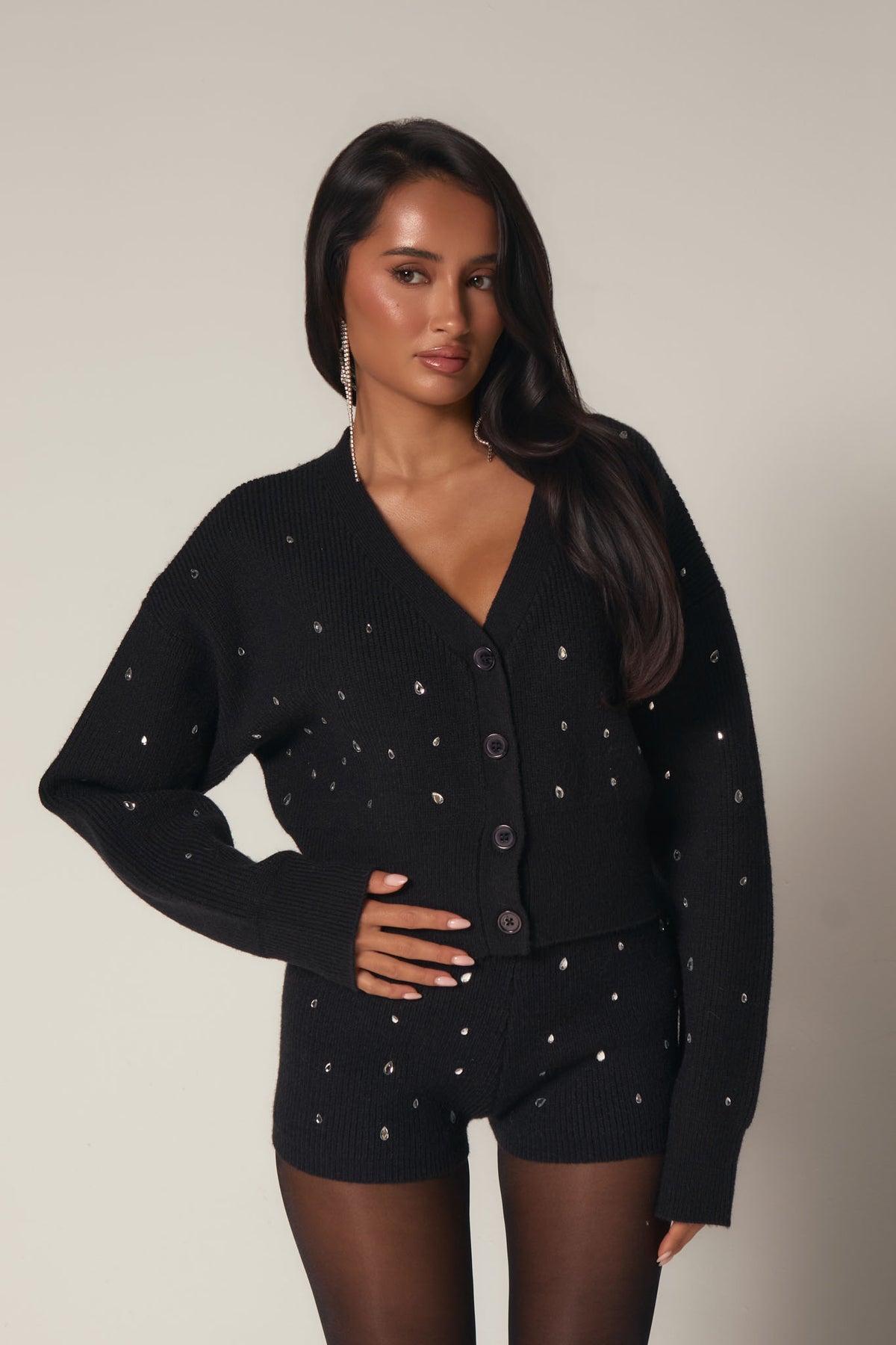 ETOILE KNIT TWO PIECE - BLACK
