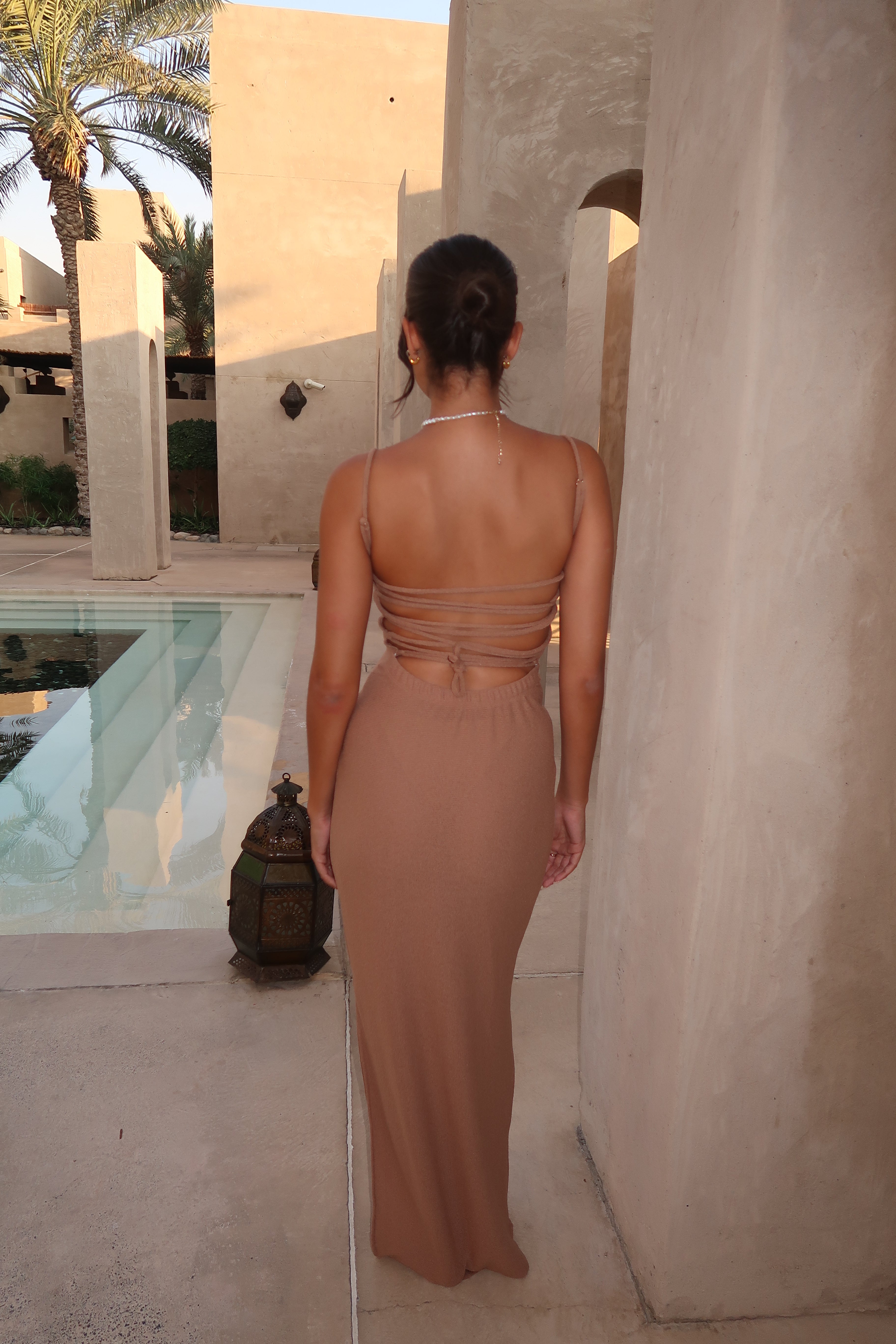 VESTIDO MAXI DE PUNTO SANTORINI - ARENA