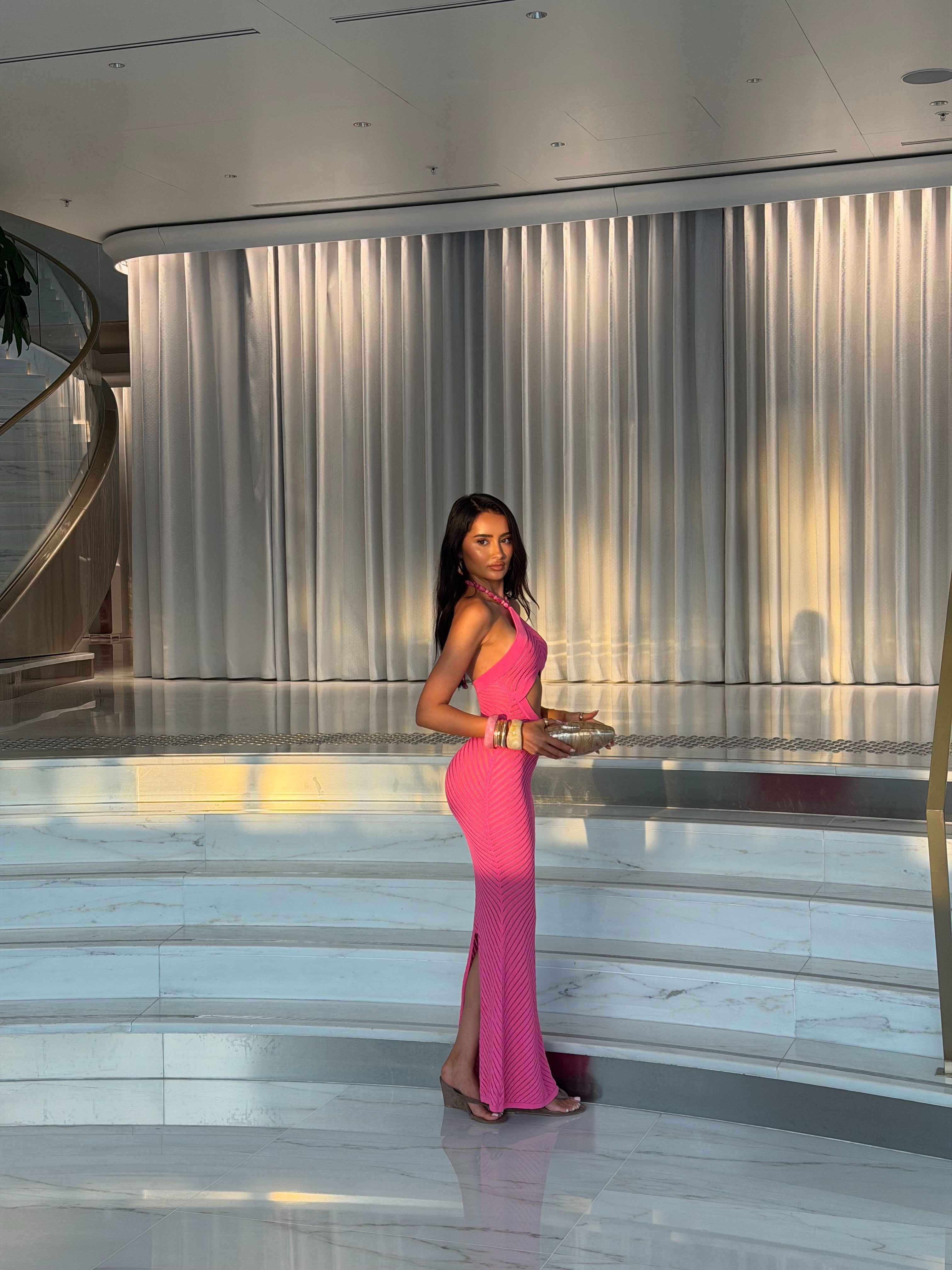 DOLCE CUT OUT MAXI - MAGENTA PINK