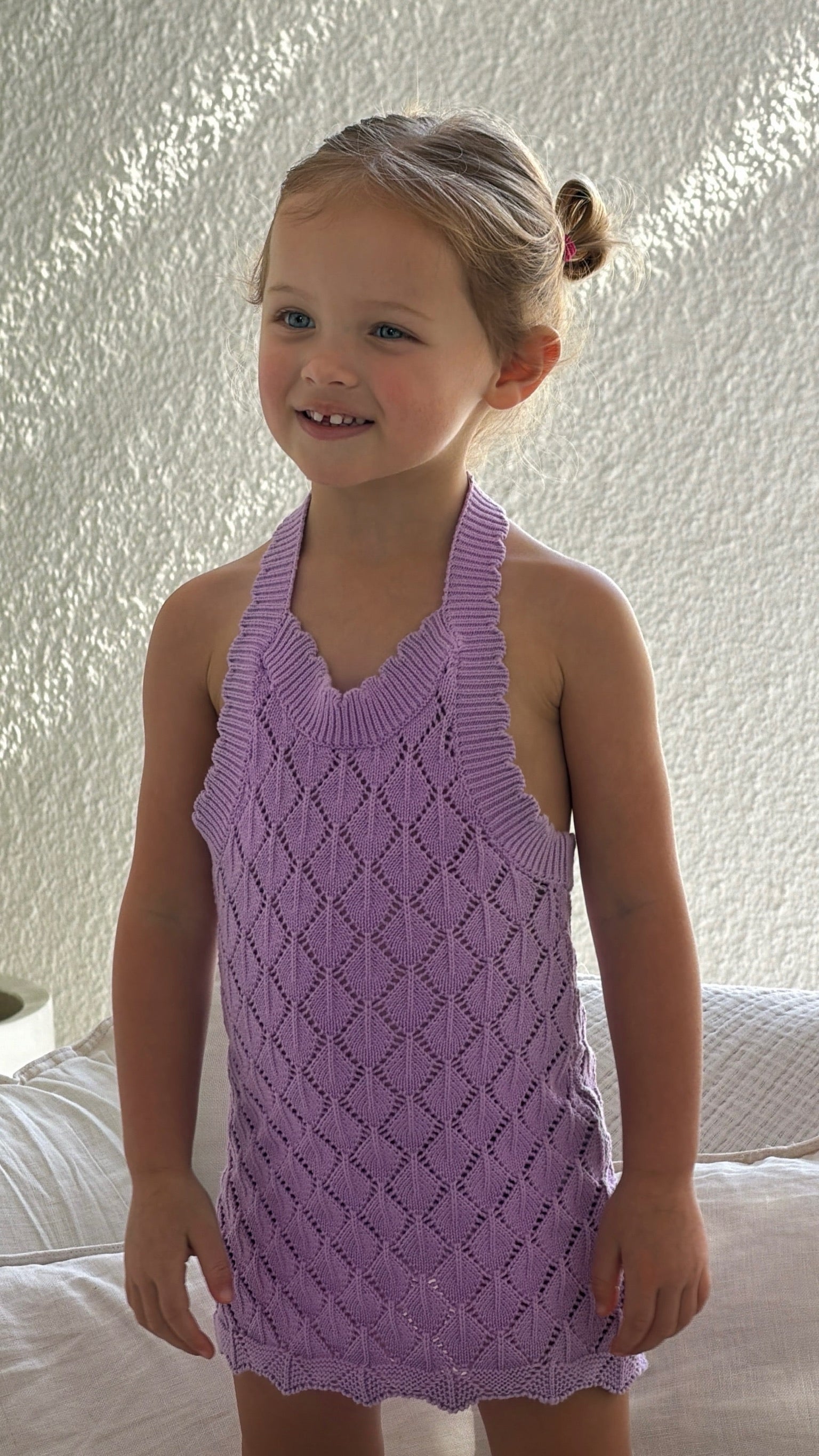 ROMI KNIT DRESS - SOFT VIOLET