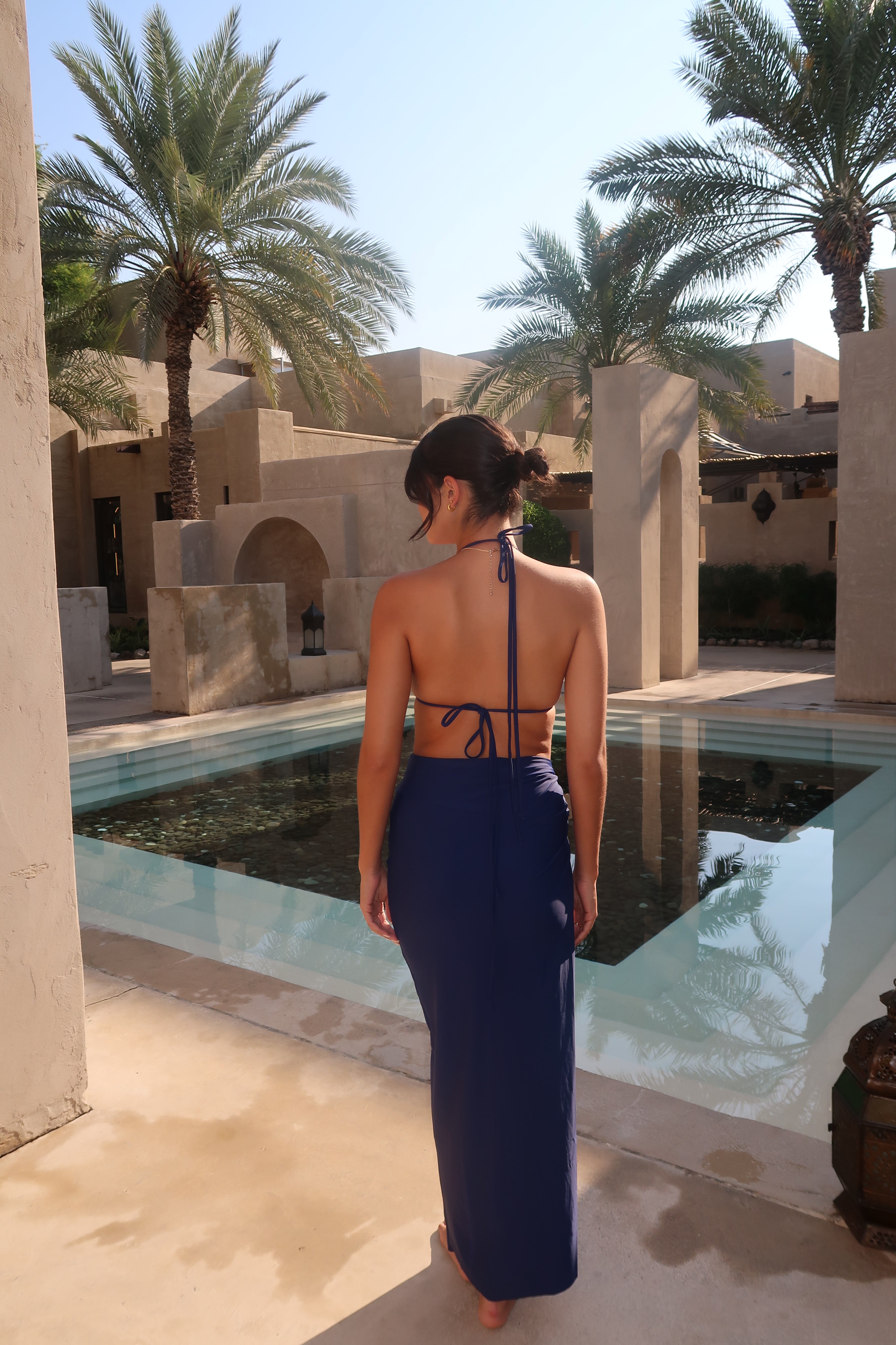 ST TROPEZ MAXI SKIRT - MIDNIGHT