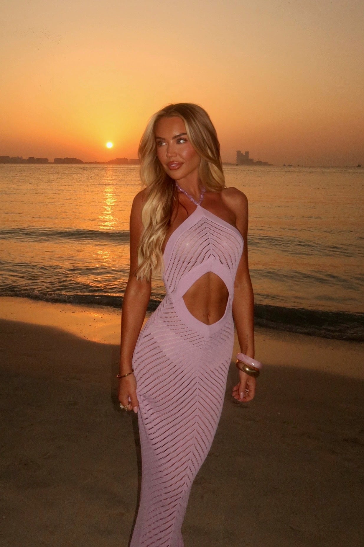 DOLCE CUT OUT MAXI - LILAC